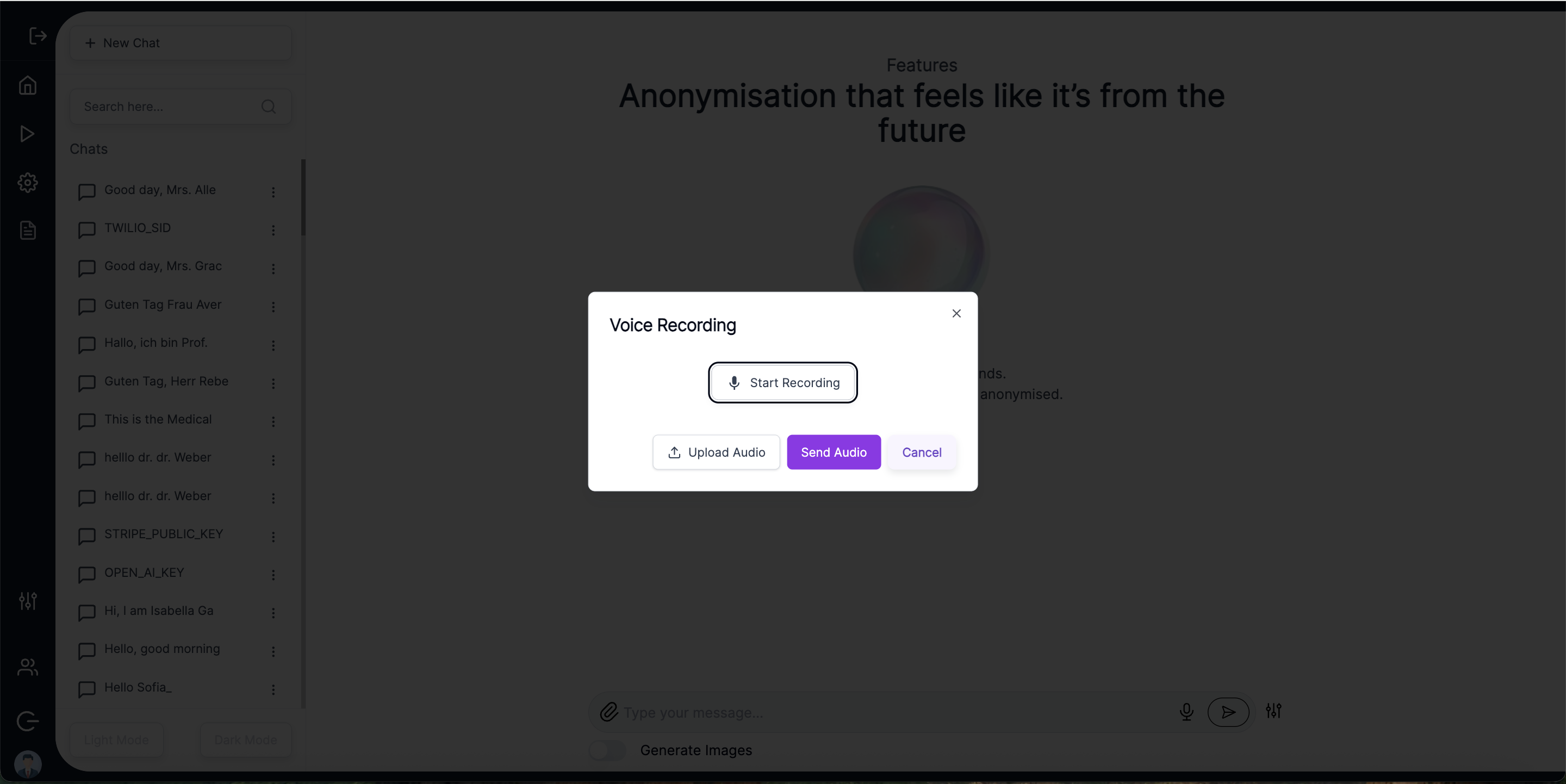 Voice Upload
